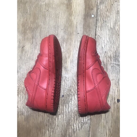 Nike Dunk Low Track Red Toddler (DH9761-601) Size 8C (TD) - Picture 2 of 8